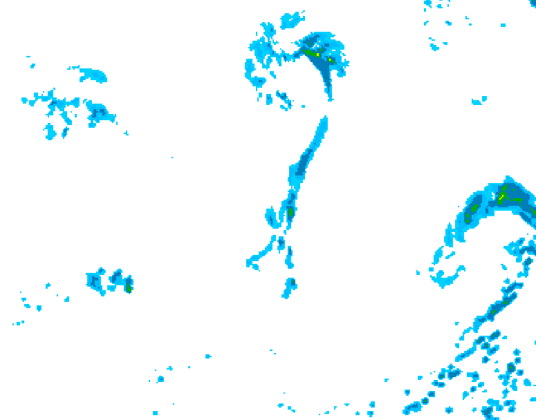 GDPS precipitation 150 hour forecast chart for Canada based on 2026/08/30 1200Z data