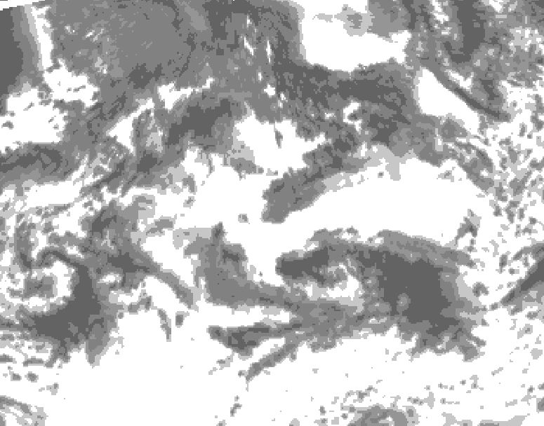 GDPS total cloud 078 hour forecast chart for Canada based on 2026/08/30 1200Z data