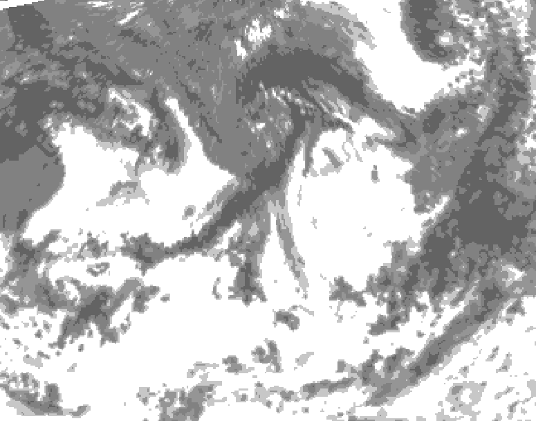 GDPS total cloud 138 hour forecast chart for Canada based on 2026/08/30 1200Z data