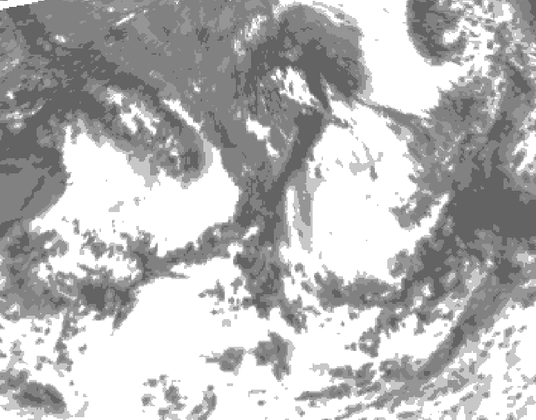 GDPS total cloud 144 hour forecast chart for Canada based on 2026/08/30 1200Z data