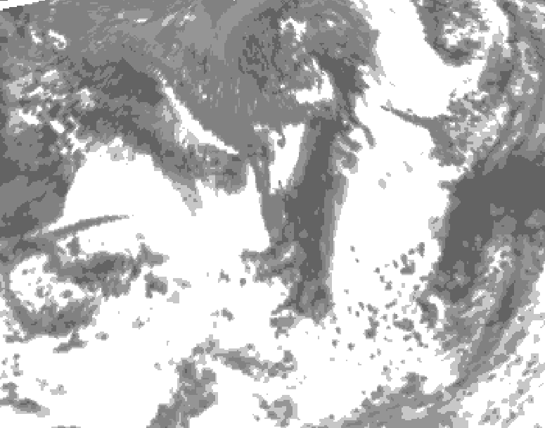 GDPS total cloud 156 hour forecast chart for Canada based on 2026/08/30 1200Z data