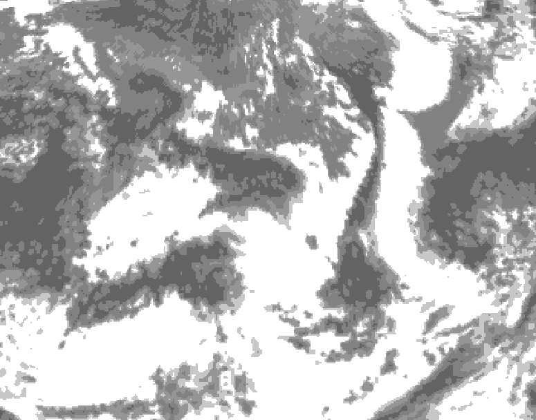 GDPS total cloud 186 hour forecast chart for Canada based on 2026/08/30 1200Z data