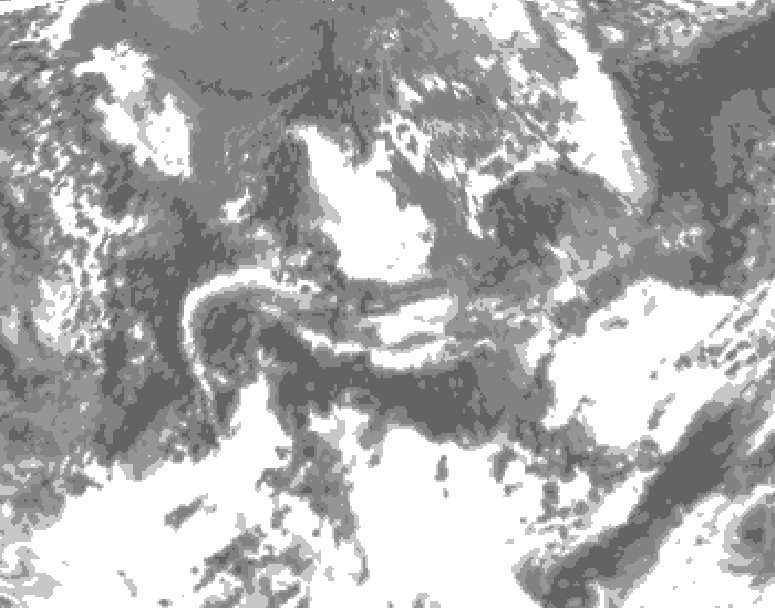 GDPS total cloud 216 hour forecast chart for Canada based on 2026/08/30 1200Z data