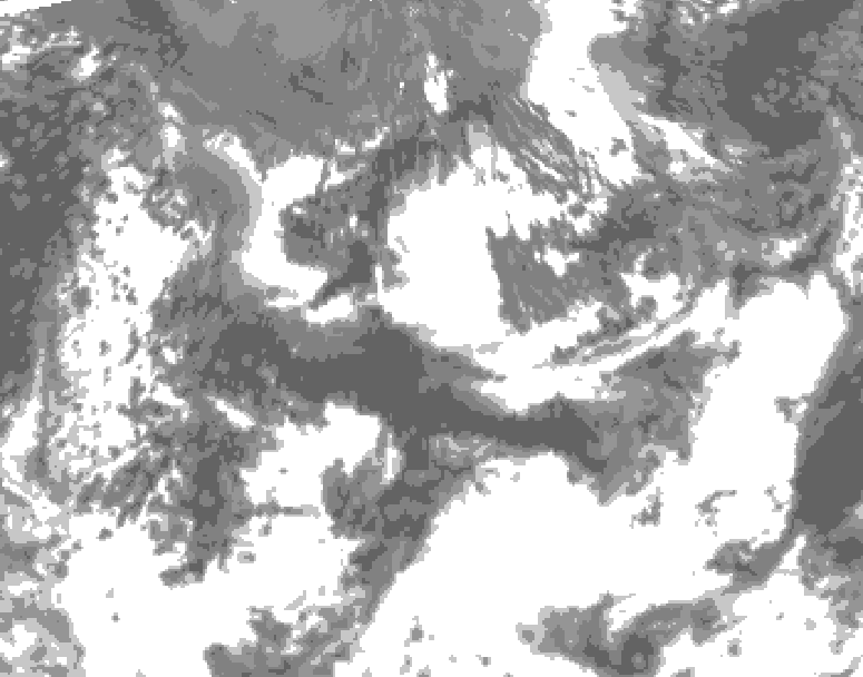 GDPS total cloud 234 hour forecast chart for Canada based on 2026/08/30 1200Z data