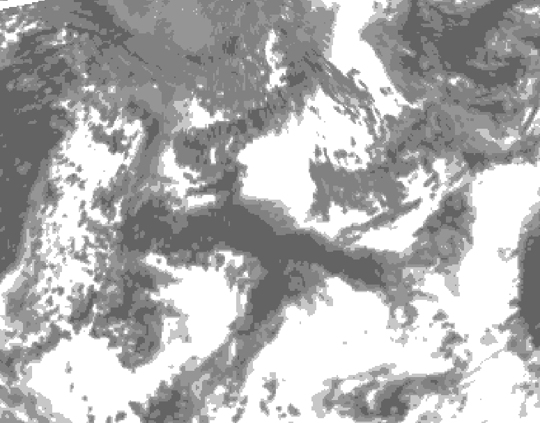 GDPS total cloud 240 hour forecast chart for Canada based on 2026/08/30 1200Z data
