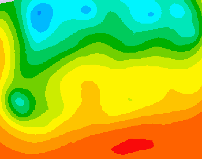 GDPS 500 millibar geopotential height 072 hour forecast chart for Canada based on 2026/08/31 0000Z data