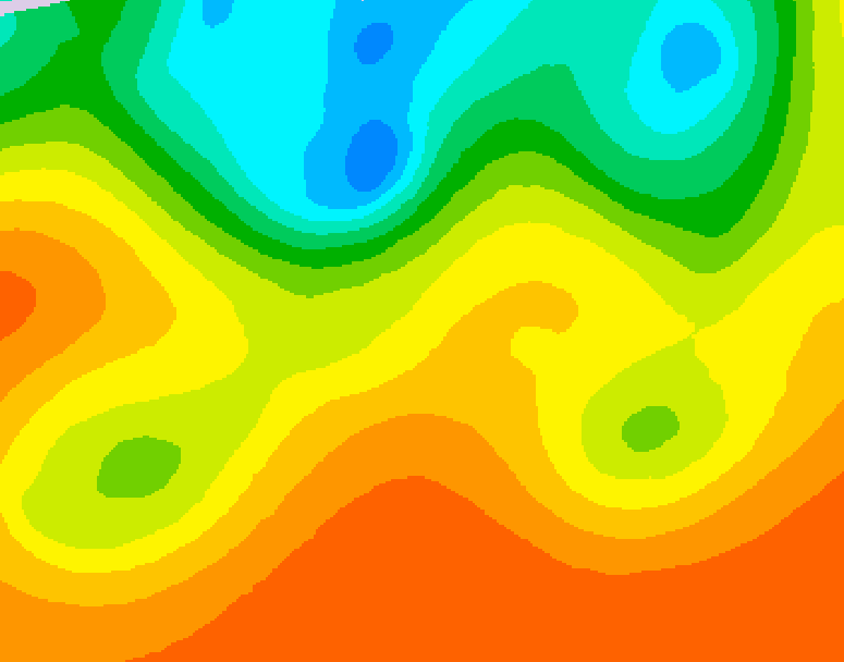 GDPS 500 millibar geopotential height 120 hour forecast chart for Canada based on 2026/08/31 0000Z data