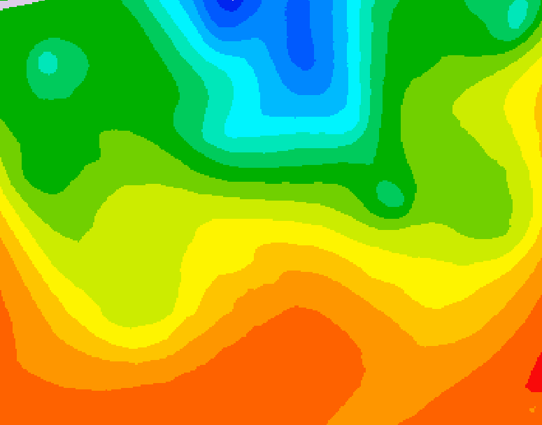 GDPS 500 millibar geopotential height 192 hour forecast chart for Canada based on 2026/08/31 0000Z data