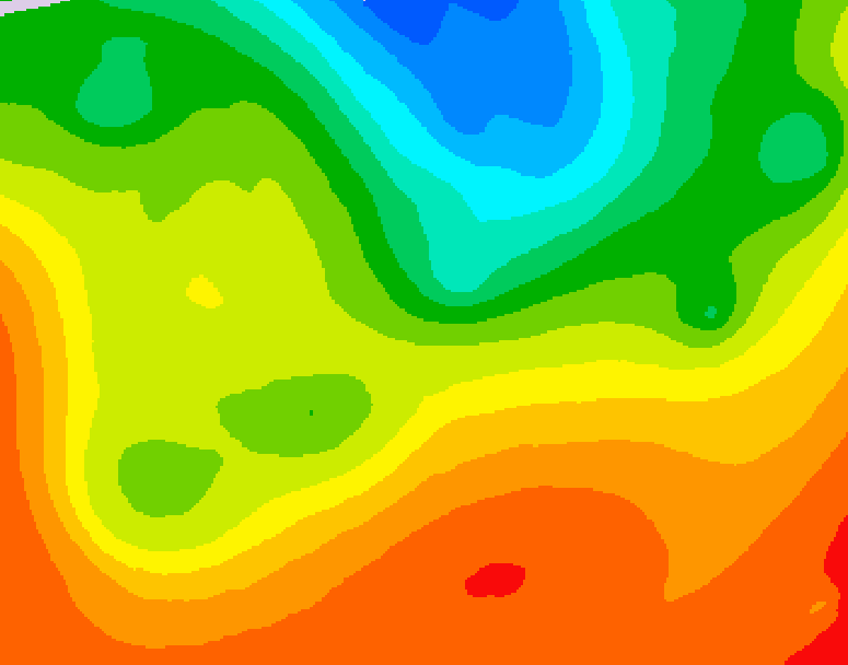 GDPS 500 millibar geopotential height 216 hour forecast chart for Canada based on 2026/08/31 0000Z data