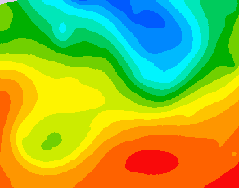 GDPS 500 millibar geopotential height 240 hour forecast chart for Canada based on 2026/08/31 0000Z data