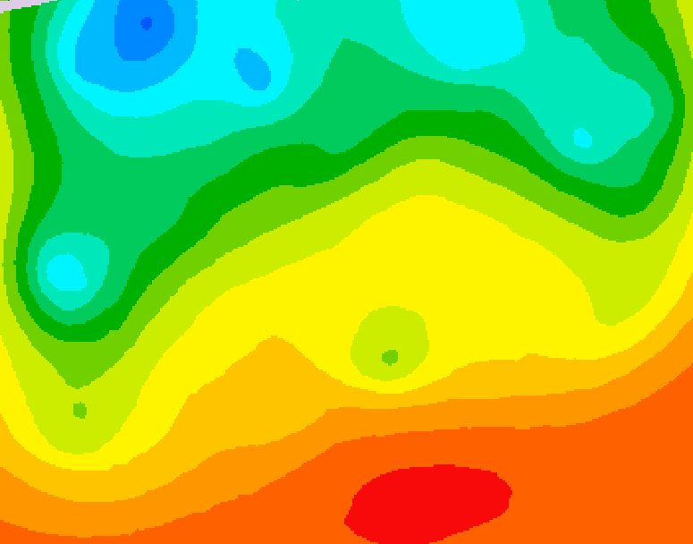 GDPS 500 millibar geopotential height 036 hour forecast chart for Canada based on 2026/08/31 1200Z data