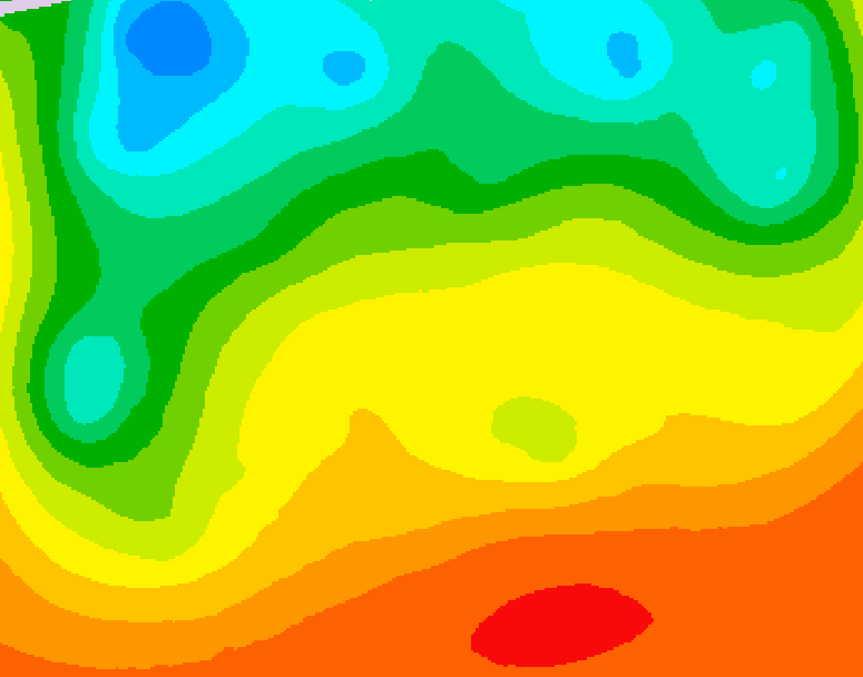 GDPS 500 millibar geopotential height 048 hour forecast chart for Canada based on 2026/08/31 1200Z data