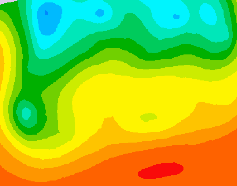 GDPS 500 millibar geopotential height 060 hour forecast chart for Canada based on 2026/08/31 1200Z data