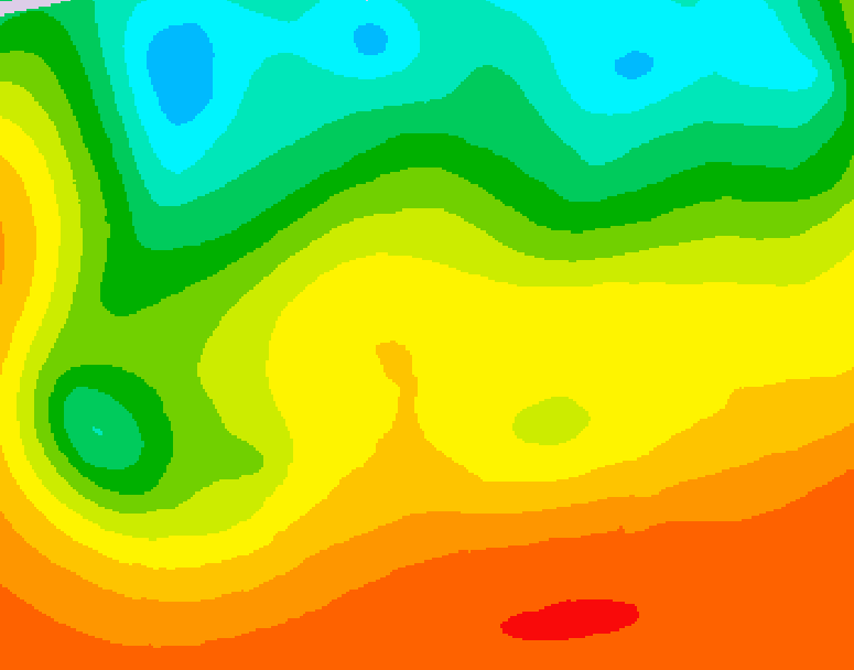 GDPS 500 millibar geopotential height 066 hour forecast chart for Canada based on 2026/08/31 1200Z data