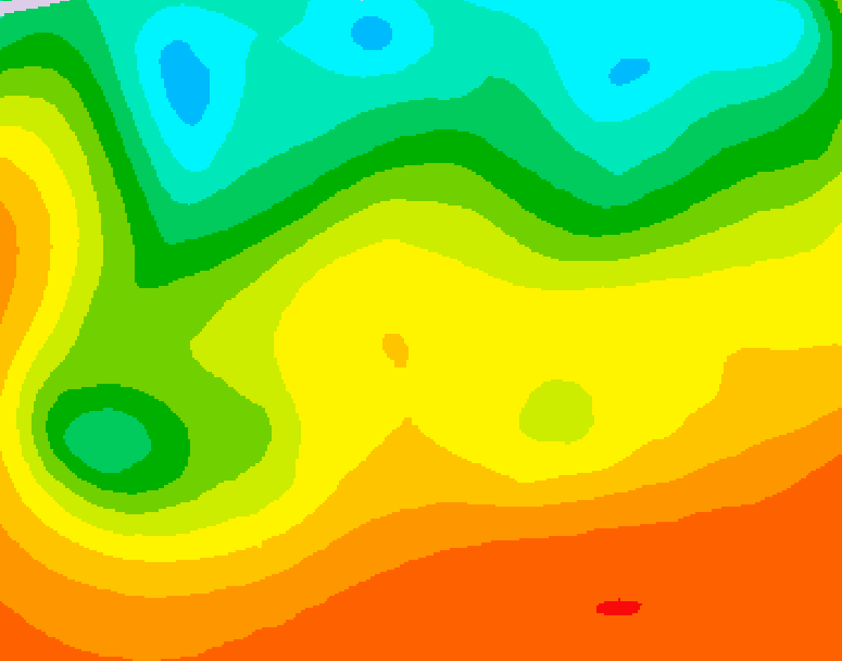 GDPS 500 millibar geopotential height 072 hour forecast chart for Canada based on 2026/08/31 1200Z data