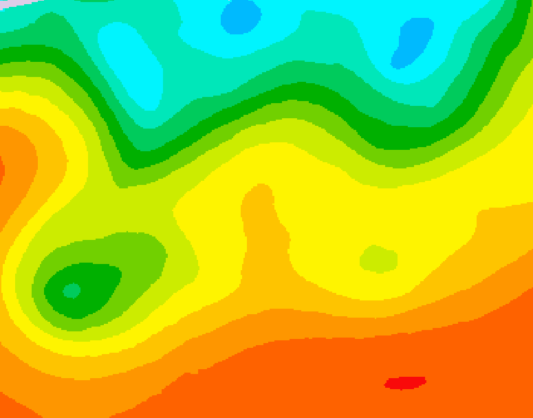 GDPS 500 millibar geopotential height 084 hour forecast chart for Canada based on 2026/08/31 1200Z data