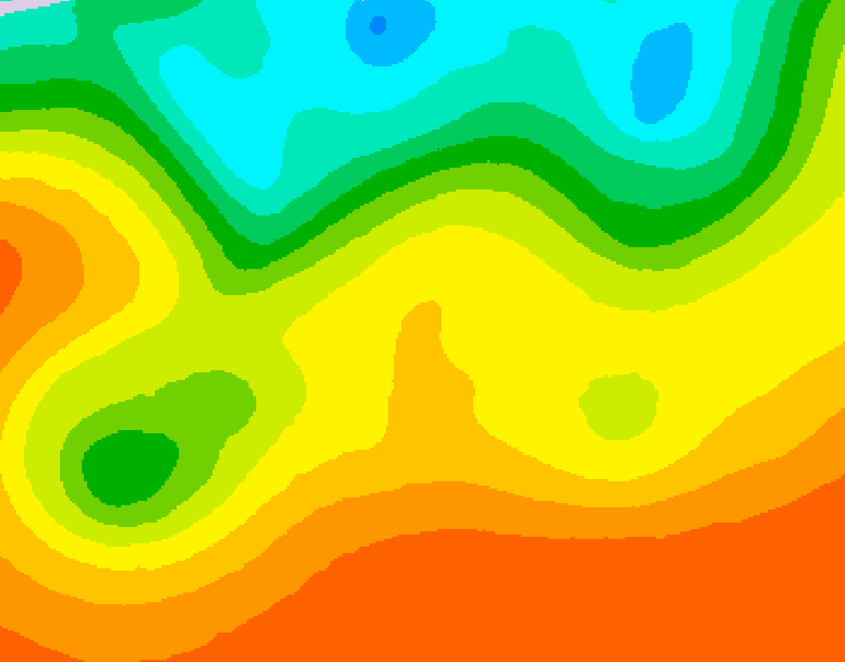 GDPS 500 millibar geopotential height 090 hour forecast chart for Canada based on 2026/08/31 1200Z data