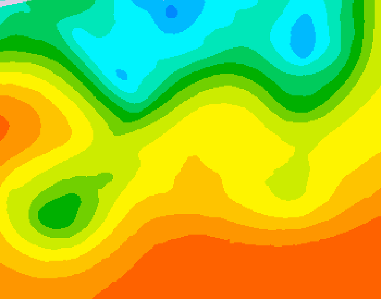 GDPS 500 millibar geopotential height 096 hour forecast chart for Canada based on 2026/08/31 1200Z data