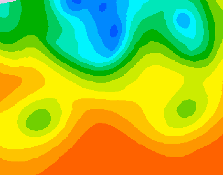 GDPS 500 millibar geopotential height 120 hour forecast chart for Canada based on 2026/08/31 1200Z data