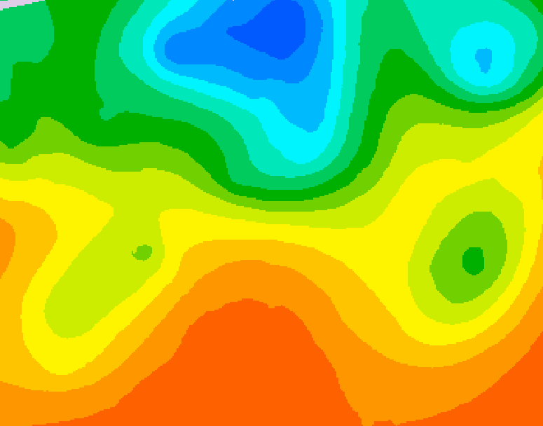 GDPS 500 millibar geopotential height 144 hour forecast chart for Canada based on 2026/08/31 1200Z data