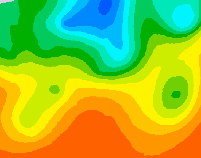 GDPS 500 millibar geopotential height 150 hour forecast chart for Canada based on 2026/08/31 1200Z data