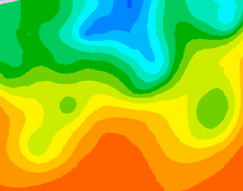 GDPS 500 millibar geopotential height 156 hour forecast chart for Canada based on 2026/08/31 1200Z data