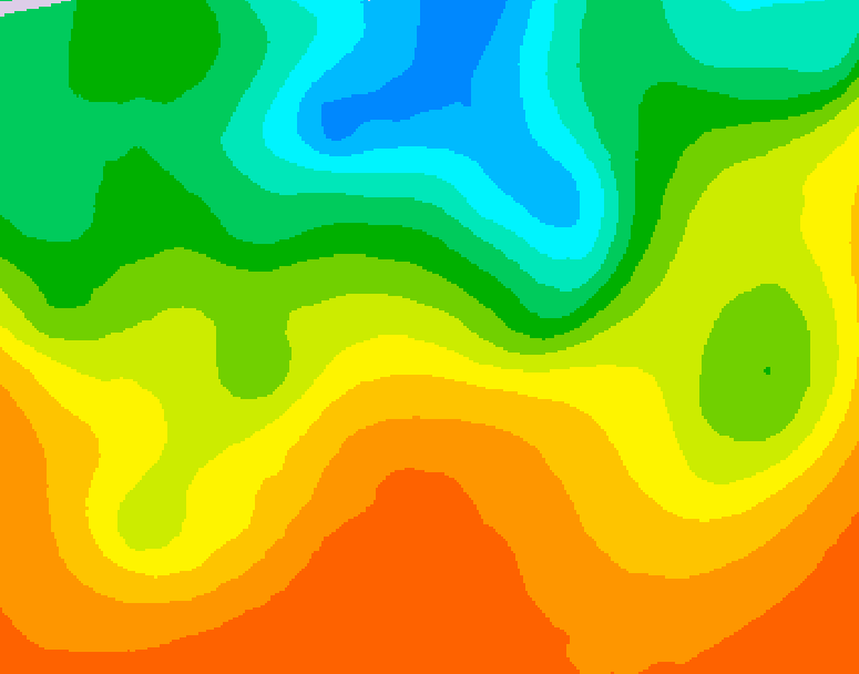 GDPS 500 millibar geopotential height 162 hour forecast chart for Canada based on 2026/08/31 1200Z data