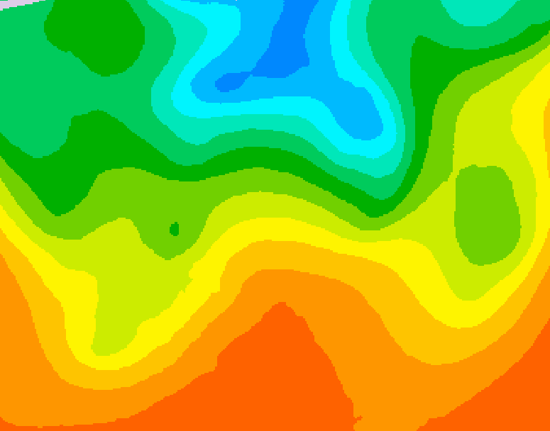 GDPS 500 millibar geopotential height 168 hour forecast chart for Canada based on 2026/08/31 1200Z data