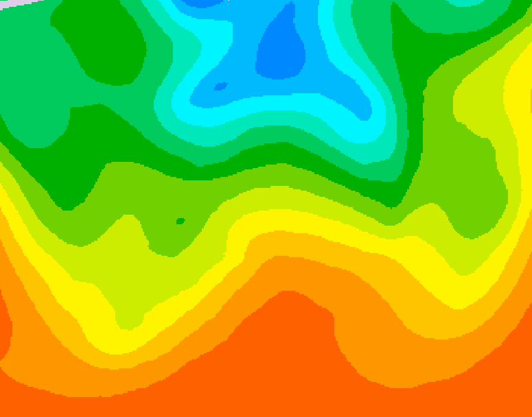 GDPS 500 millibar geopotential height 174 hour forecast chart for Canada based on 2026/08/31 1200Z data