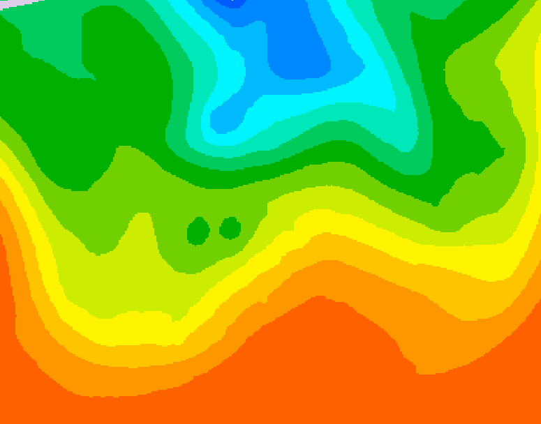 GDPS 500 millibar geopotential height 186 hour forecast chart for Canada based on 2026/08/31 1200Z data
