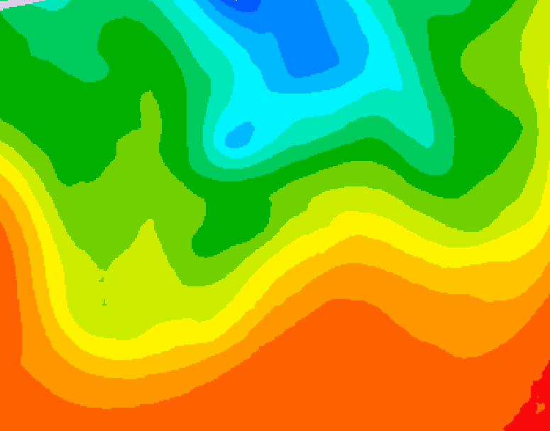 GDPS 500 millibar geopotential height 192 hour forecast chart for Canada based on 2026/08/31 1200Z data