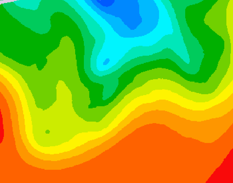 GDPS 500 millibar geopotential height 198 hour forecast chart for Canada based on 2026/08/31 1200Z data