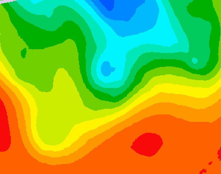 GDPS 500 millibar geopotential height 210 hour forecast chart for Canada based on 2026/08/31 1200Z data
