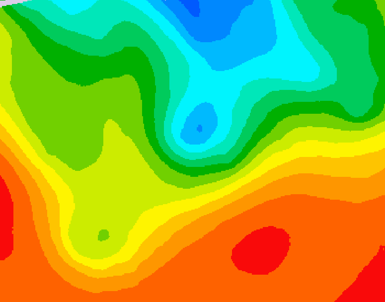 GDPS 500 millibar geopotential height 216 hour forecast chart for Canada based on 2026/08/31 1200Z data