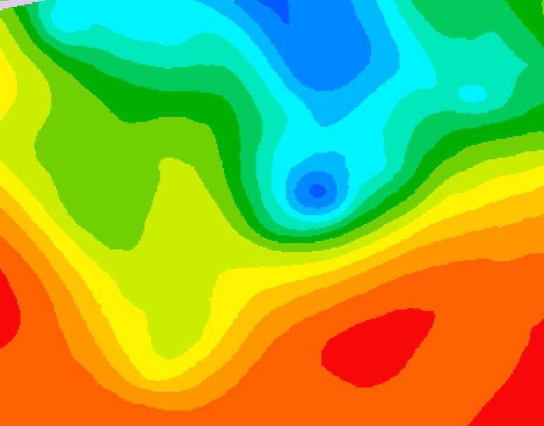 GDPS 500 millibar geopotential height 228 hour forecast chart for Canada based on 2026/08/31 1200Z data
