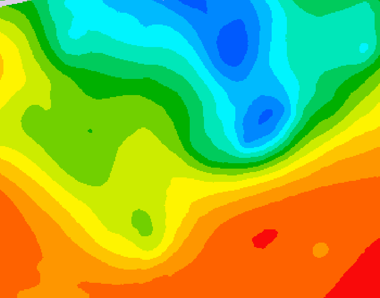 GDPS 500 millibar geopotential height 240 hour forecast chart for Canada based on 2026/08/31 1200Z data