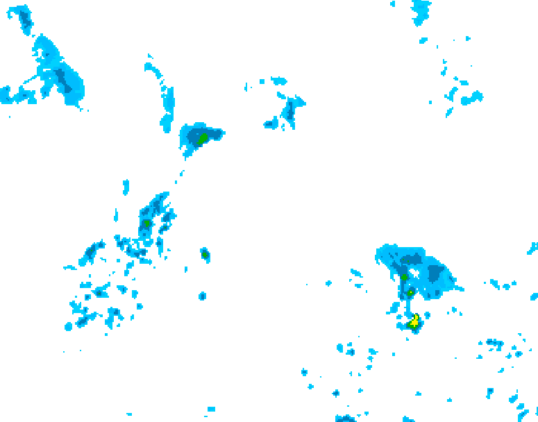 GDPS precipitation 096 hour forecast chart for Canada based on 2026/08/31 0000Z data