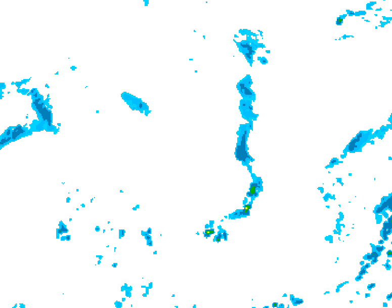 GDPS precipitation 168 hour forecast chart for Canada based on 2026/08/31 0000Z data
