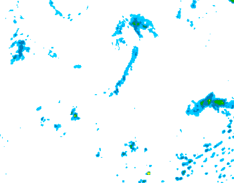 GDPS precipitation 120 hour forecast chart for Canada based on 2026/08/31 1200Z data