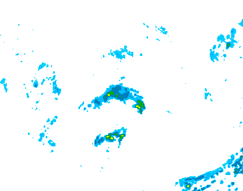 GDPS precipitation 192 hour forecast chart for Canada based on 2026/08/31 1200Z data