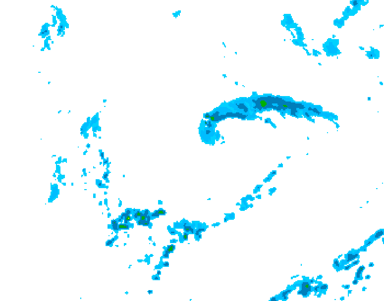 GDPS precipitation 228 hour forecast chart for Canada based on 2026/08/31 1200Z data