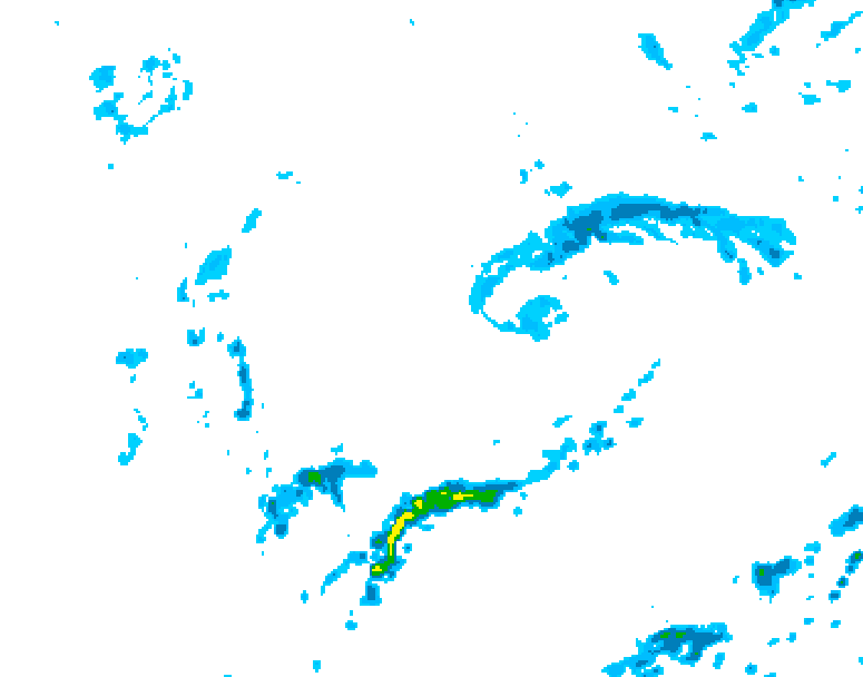 GDPS precipitation 234 hour forecast chart for Canada based on 2026/08/31 1200Z data