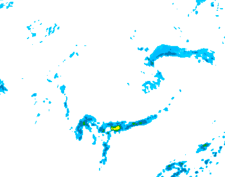 GDPS precipitation 240 hour forecast chart for Canada based on 2026/08/31 1200Z data