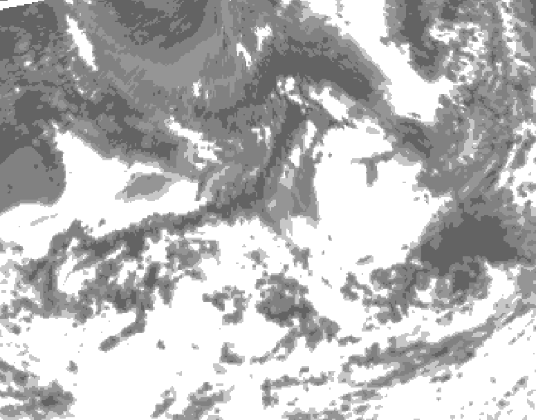 GDPS total cloud 114 hour forecast chart for Canada based on 2026/08/31 1200Z data