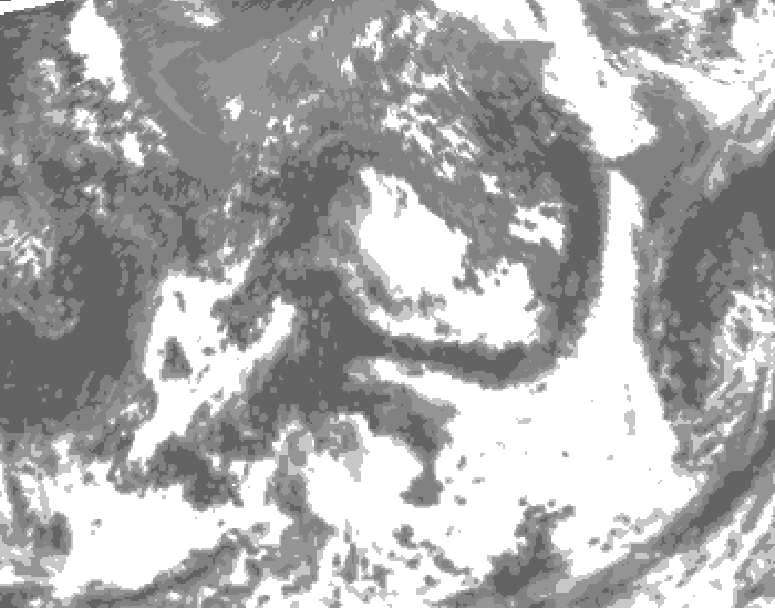 GDPS total cloud 168 hour forecast chart for Canada based on 2026/08/31 1200Z data
