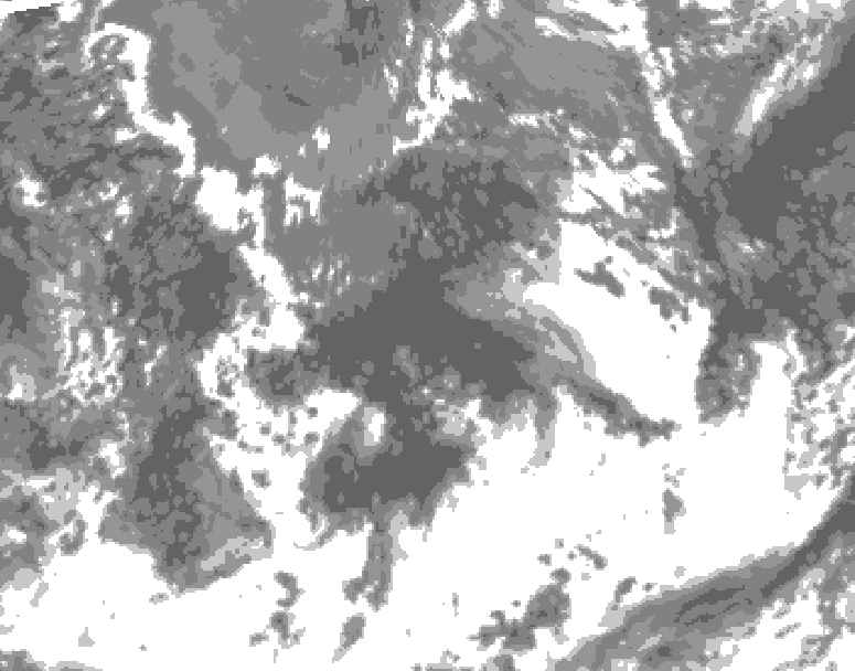 GDPS total cloud 192 hour forecast chart for Canada based on 2026/08/31 1200Z data