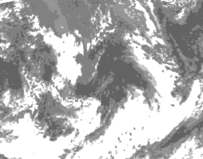 GDPS total cloud 204 hour forecast chart for Canada based on 2026/08/31 1200Z data