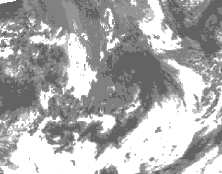 GDPS total cloud 216 hour forecast chart for Canada based on 2026/08/31 1200Z data