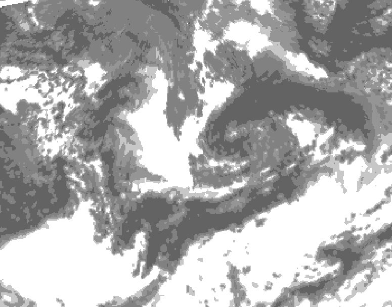 GDPS total cloud 234 hour forecast chart for Canada based on 2026/08/31 1200Z data