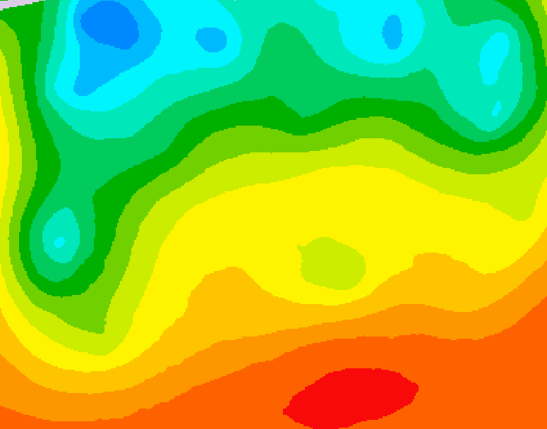 GDPS 500 millibar geopotential height 024 hour forecast chart for Canada based on 2026/09/01 1200Z data